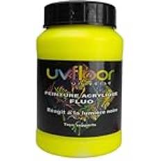 Paint UV Floor Fluorescent Paint 250 ml Yellow Black
