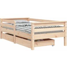 Barnsängar vidaXL Sängram För Barnsäng Med Lådor 70 x 140 cm