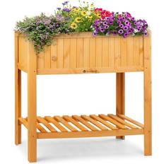 Blumfeldt Altiplano 150cm Wood Raised Flower Bed