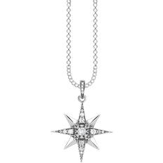 Thomas Sabo Royalty Star Necklace - Silver/Transparent