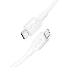 Iphone 12 cable Anker USB C to Lightning Cable, 310 USB-C to Lightning CableWhite, 3ft MFi Certified, Fast Charging Cable for iPhone 14 Plus 14 14 Pro Max 13 13