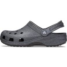 Dam - Gråa Träskor Crocs Classic Glitter Ii Clog Sandaler - Black