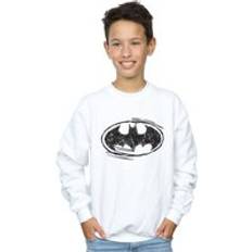 Batman Sketch Logo Sweatshirt White Years
