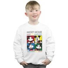 White Sweatshirts Disney Mouse Square Colour Sweatshirt White 7-8 Years