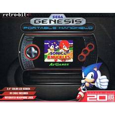 Game Consoles AtGames Firecore Portable Console with 20 Sega Mega Drive Games