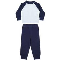 18-24M Pyjamases Larkwood Long Pyjama Set Navy 12-18