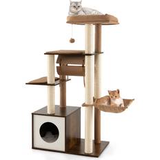 Costway Cat Tree Tower Sisal Scratch Posts Kitten