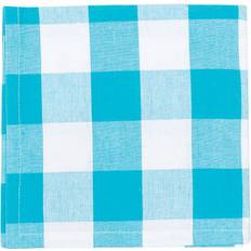 Turquoise Cloth Napkins C&F Home Checkered Cloth Napkin Turquoise