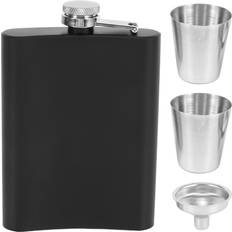 Black Hip Flasks Tlily Funnel Hip Flask