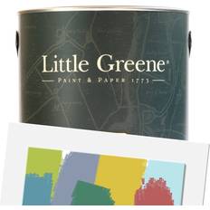 Målarfärg Little Greene Absolute Matt Emulsion Väggfärg Grön 2.5L