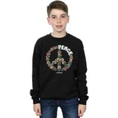 Florals Sweatshirts Children's Clothing Woodstock Floral Peace Sweatshirt Black 7-8 Years