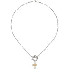 A.P.C. Silver Natacha Ramsay-Levi Edition Hugo Necklace SAB BICOLOR UNI