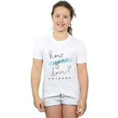 Friends How You Doin Handwriting Cotton T-Shirt White 12-13 Years