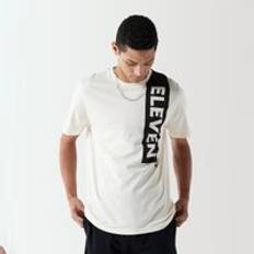 11 Degrees Block Graphic T-Shirt Coconut