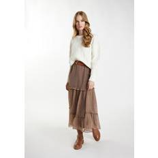 DreiMaster Vintage Pullover Weiß Regular Fit für Damen