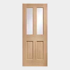 XL Joinery Glazed Oak Malton Interior Door (x198.1cm)