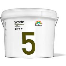 Målarfärg Beckers Väggfärg, Scotte 5 Vit 10L
