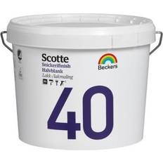 Beckers Scotte 40 Snickerifinish Träfärg Vit