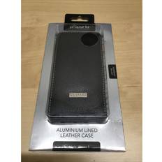 Black Leather Aluminium Lined Iphone 5 Protective Case
