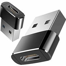 USB C to USB Adaptor 2pack,USB-C Female to USB A Male, PD 20W USB-C Type C Fast Charger Adapter Plug For iphone 11 12 13 14 Pro Max,Apple iwatch 7 8