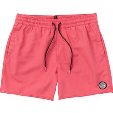 Volcom Herre Badetøj Volcom Lido Solid Trunk Washed Ruby