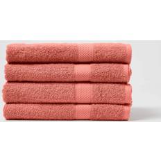 Orange Bath Towels Homescapes Burnt 4 Pack Bath Towel Orange