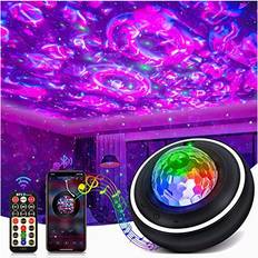 HODANS Galaxy Projector, Star Projector with and Music Starry Star Baby Bedroom/Party/Game Night Light