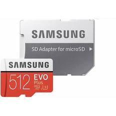 Samsung 512 GB Memory Cards Samsung Evo Select 256GB Micro SD SDXC Class 10 Memory Card