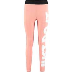 Nike Pink Tights Nike Sportswear Leg A See Just Do It Tight - Coral