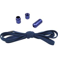 Blue Shoe Laces Selloria Lazy No Tie Shoe Laces Navy Pair Lazy No Tie Shoe Laces Metal Elastic Capsule Button Shoelaces Blue