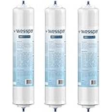 Wessper Vattenfilter för kylskåp ersättning för Samsung Side By Side, LG, AEG, HAIER, Whirlpool, DA29-10105J, HAFEX/EXP, DA99-02131B, WSF-100, EF9603, USC-100 3