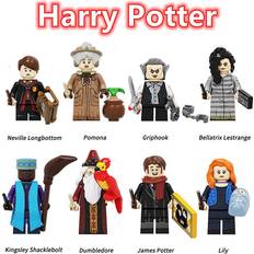 8CS Harry potter Bella Terry Pomona MiniFigures Toys Fit Lego