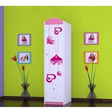 Pink Wardrobes Isabelle & Max Luther 1 Door Wardrobe