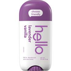 Hello Lavender Vanilla Vegan Deodorant, Aluminum Free Deodorant Stick