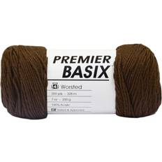 Yarn & Needlework Supplies Premier Yarns Chocolate Basix