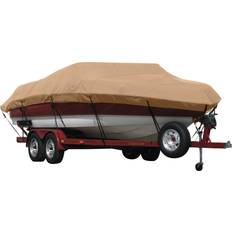 Covermate ALUMAWELD X 21LE DCPRT MOTOR GDE TROLL MOTOR Boat Cover in Beige