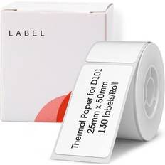 Niimbot D101 Labels, 1'' 25x50mm Thermal Sticker D101