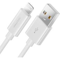 DeleyCON 0,5m lightning 8 pin usb ladekabel datenkabel mfi zertifiziert weiß USB Sync- & Ladekabel für Apple Iphone /Ipad/Ipod