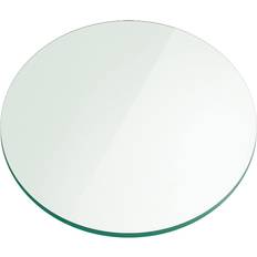 Glasses Table Tops Fab Glass and Mirror 22 Inch Round glass Polish Tempered Table Top