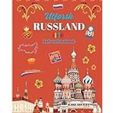 Utforsk Russland Kulturell malebok Kreativ design av russiske symboler: Ikoner fra russisk kultur blandet i en fantastisk malebok (Geheftet)