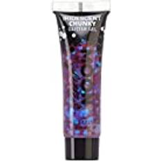 Smiffys Moon Glitter Iridescent Chunky Glitter Gel, Purp