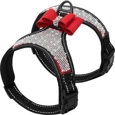 Pets Reflective Dog Harness Nylon Pitbull Pug S