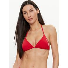 Rojo Bikinis Tommy Hilfiger Top Bikini Monotype Logo Rojo Mujer - Red