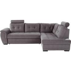 Metall - U-soffor Livetastic Dunkelgrau Sofa