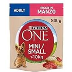 Purina ONE Dog Food Pets Purina ONE Mini-Hundekroketten Erwachsene, reich an