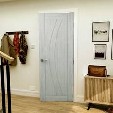 Doors Deanta Light Grey Ash Ravello Interior Door (x198.1cm)