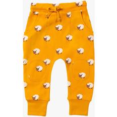 Little Green Radicals Baby Organic Cotton Counting Sheep Comfy Joggers, Yellow
