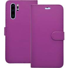 Huawei Purple P30 Pro Wallet Flip Stand Card Slot Case