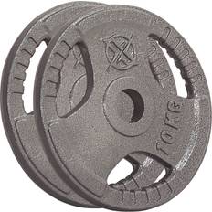 RIP X 2 10 kg Pair Olympic Weight Plates 2" Cast Iron 3 1.25-20KG Body Building