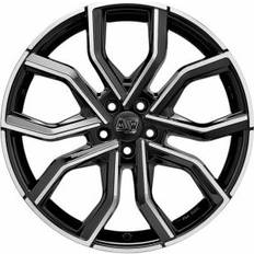 MSW 41 Gloss Black Polished 8x19 5/112 ET45 B73.1